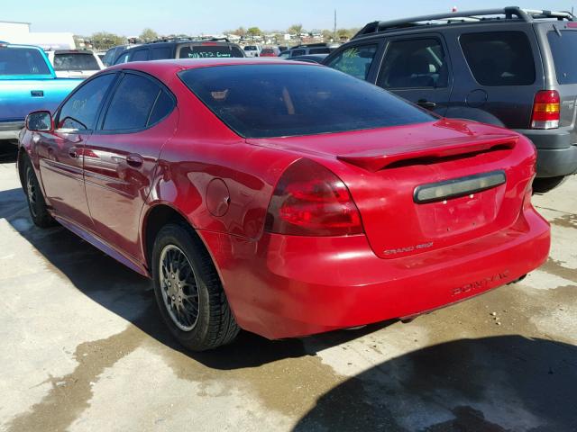 2G2WP552971212735 - 2007 PONTIAC GRAND PRIX წითელი ფოტო 3