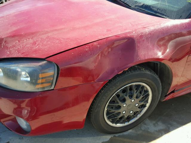 2G2WP552971212735 - 2007 PONTIAC GRAND PRIX წითელი ფოტო 9