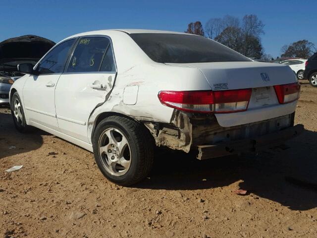 1HGCM566X3A106708 - 2003 HONDA ACCORD EX WHITE photo 3