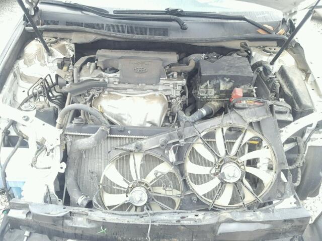 4T1BF1FK6CU612105 - 2012 TOYOTA CAMRY BASE WHITE photo 7