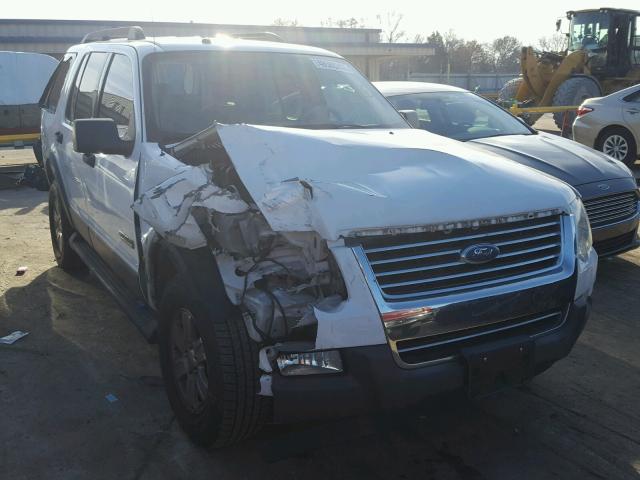 1FMEU73E86UB74244 - 2006 FORD EXPLORER X WHITE photo 1