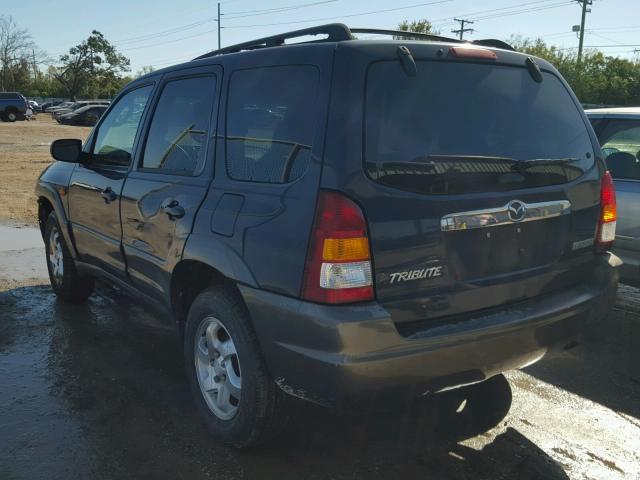 4F2YZ041X4KM29121 - 2004 MAZDA TRIBUTE LX BLUE photo 3