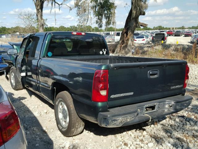 2GCEC19V931409530 - 2003 CHEVROLET SILVERADO GREEN photo 3