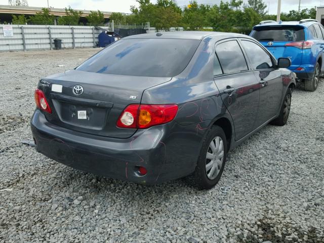 2T1BU4EE7AC493207 - 2010 TOYOTA COROLLA BA GRAY photo 4