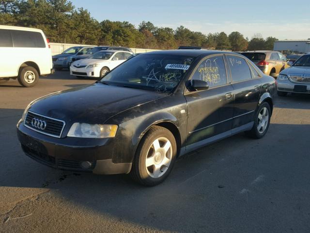 WAULC68E02A313373 - 2002 AUDI A4 1.8T QU BLACK photo 2