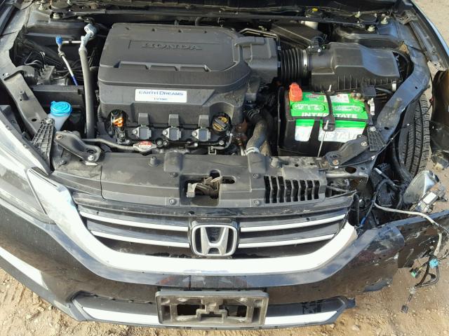 1HGCR3F84DA042027 - 2013 HONDA ACCORD EXL BLACK photo 7