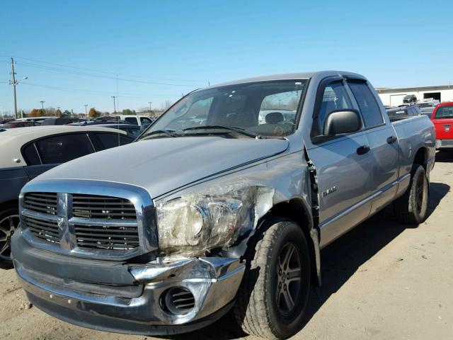 1D7HA18K78J194162 - 2008 DODGE RAM 1500 S SILVER photo 2