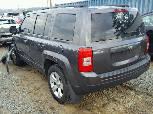 1C4NJPBB5FD204157 - 2015 JEEP PATRIOT SP GRAY photo 3