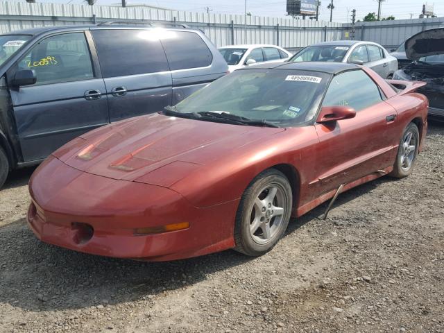 2G2FV22P5V2218978 - 1997 PONTIAC FIREBIRD F MAROON photo 2