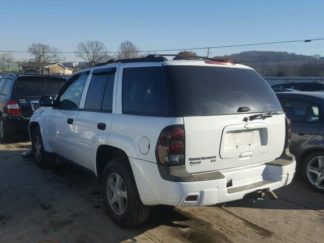 1GNDS13S962294050 - 2006 CHEVROLET TRAILBLAZE WHITE photo 3