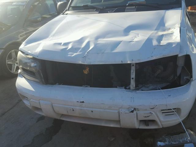 1GNDS13S962294050 - 2006 CHEVROLET TRAILBLAZE WHITE photo 9