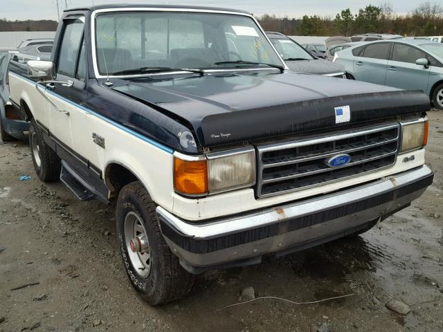 1FTEF14N9LNB43892 - 1990 FORD F150 BLUE photo 1