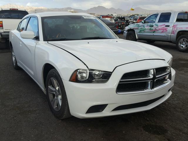 2C3CDXBG3EH193093 - 2014 DODGE CHARGER SE WHITE photo 1