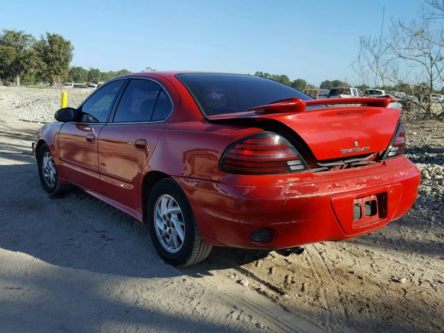 1G2NF52E14C237857 - 2004 PONTIAC GRAND AM S RED photo 3