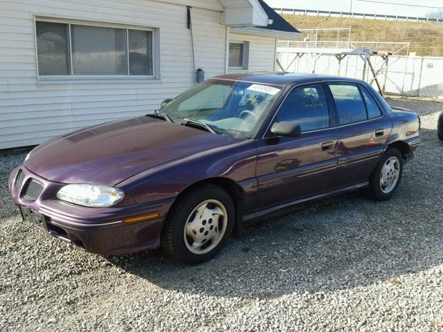 1G2NE52TXVC815070 - 1997 PONTIAC GRAND AM S PURPLE photo 2