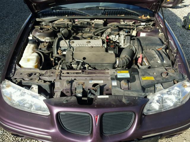 1G2NE52TXVC815070 - 1997 PONTIAC GRAND AM S 紫色 照片 7