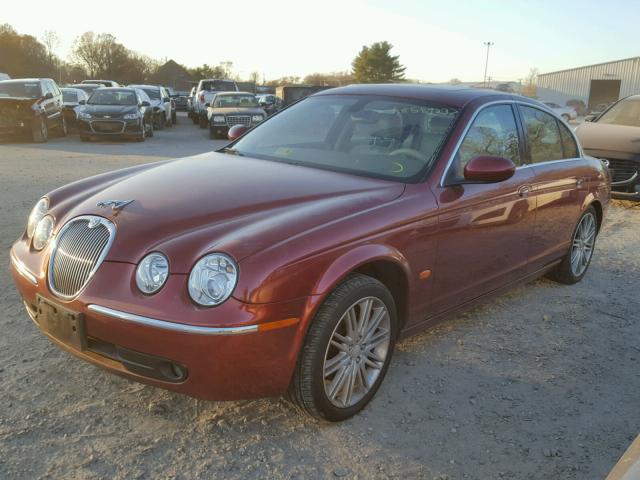 SAJWA01T65FN17471 - 2005 JAGUAR S-TYPE BURGUNDY photo 2