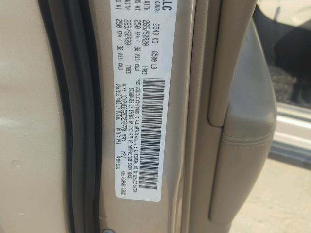 1C4RJEBG2EC270770 - 2014 JEEP GRAND CHER BEIGE photo 10