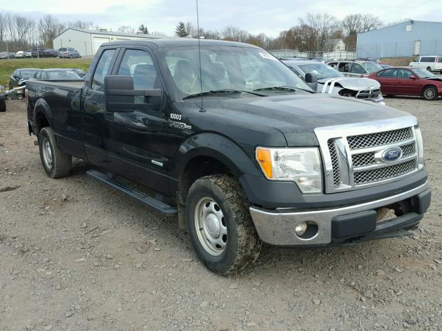 1FTVX1ET0CKE14298 - 2012 FORD F150 SUPER BLACK photo 1