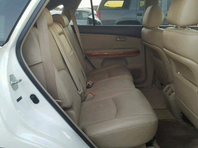 JTJHA31U160102240 - 2006 LEXUS RX 330 WHITE photo 6