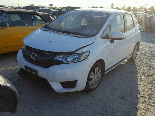JHMGK5H50GS006920 - 2016 HONDA FIT LX أبيض صورة 2