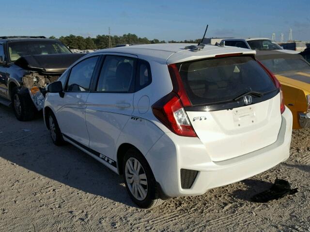 JHMGK5H50GS006920 - 2016 HONDA FIT LX أبيض صورة 3
