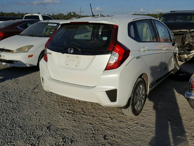 JHMGK5H50GS006920 - 2016 HONDA FIT LX أبيض صورة 4