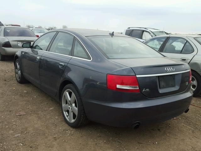 WAUDH74F28N110044 - 2008 AUDI A6 3.2 QUA CHARCOAL photo 3