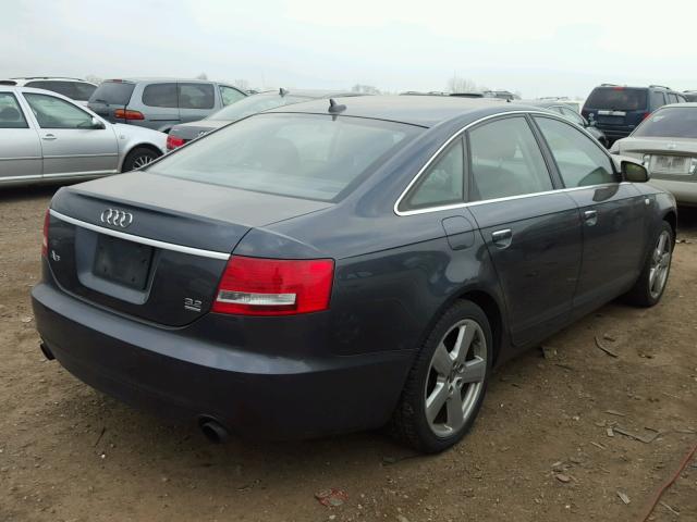 WAUDH74F28N110044 - 2008 AUDI A6 3.2 QUA CHARCOAL photo 4