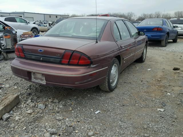 2G1WL52MXX9275639 - 1999 CHEVROLET LUMINA BAS MAROON photo 4