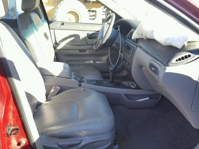 1FAFP55S42A163069 - 2002 FORD TAURUS SES BURGUNDY photo 5