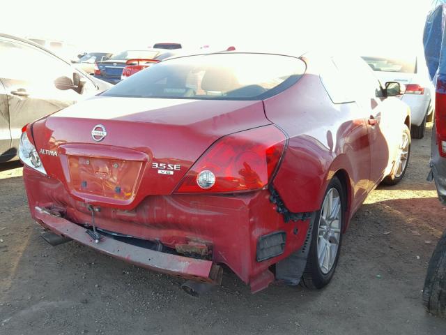 1N4BL24E58C165723 - 2008 NISSAN ALTIMA 3.5 RED photo 4