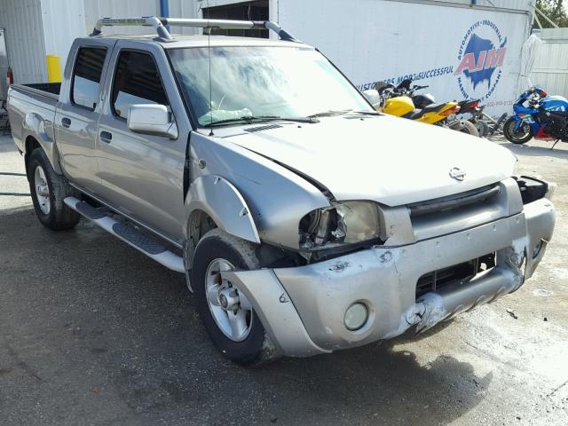 1N6ED27T11C350997 - 2001 NISSAN FRONTIER C GRAY photo 1