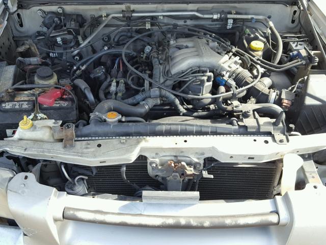 1N6ED27T11C350997 - 2001 NISSAN FRONTIER C GRAY photo 7