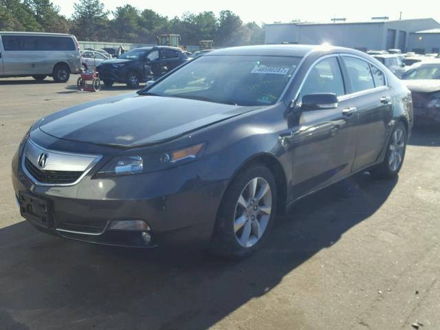 19UUA8F28CA017490 - 2012 ACURA TL GRAY photo 2