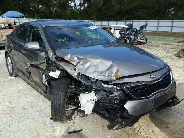 5XXGM4A79FG483940 - 2015 KIA OPTIMA LX GRAY photo 1