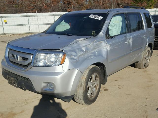 5FNYF3H63BB016760 - 2011 HONDA PILOT EXL GRAY photo 2