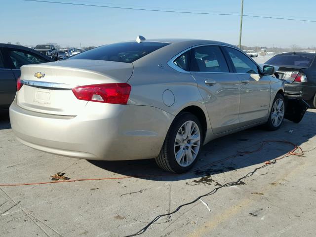 2G11Y5SLXE9115647 - 2014 CHEVROLET IMPALA LS GOLD photo 4