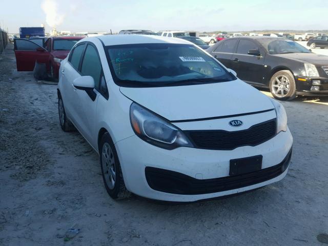KNADM4A33E6389661 - 2014 KIA RIO LX Սպիտակ լուսանկար 1