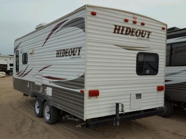 4YDT19F25AN202549 - 2010 HIDE TRAILER WHITE photo 3