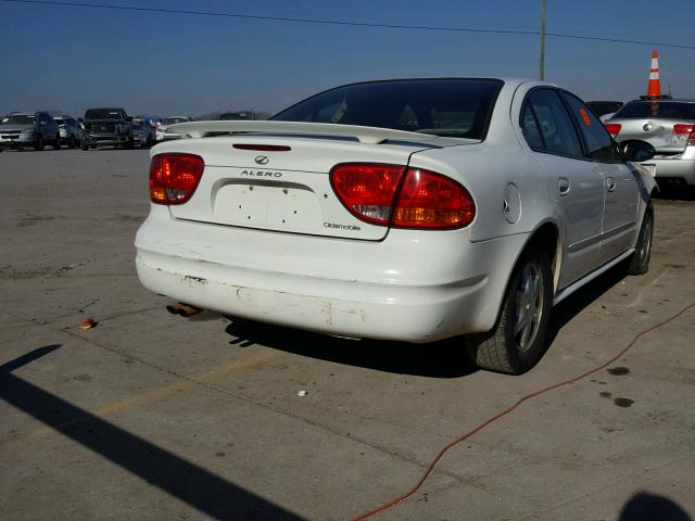 1G3NL52F14C117246 - 2004 OLDSMOBILE ALERO GL WHITE photo 4