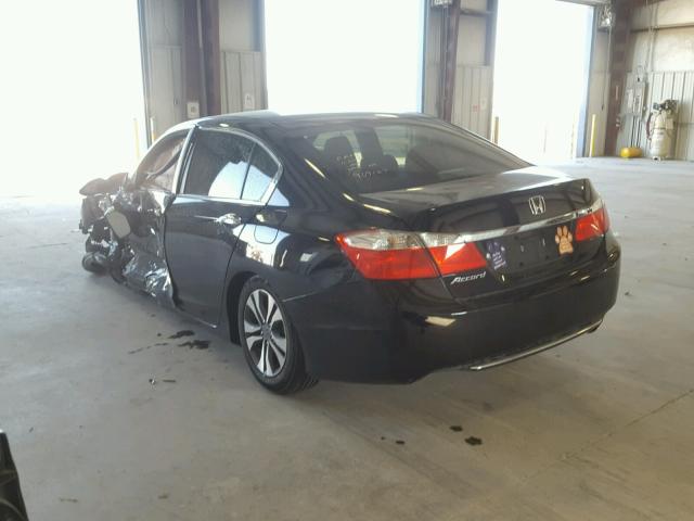 1HGCR2F37FA104683 - 2015 HONDA ACCORD LX BLACK photo 3