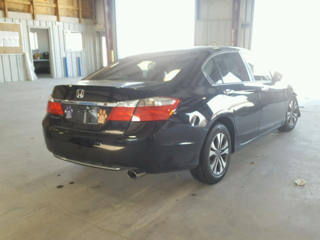 1HGCR2F37FA104683 - 2015 HONDA ACCORD LX BLACK photo 4