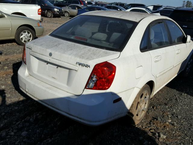 KL5JD56Z08K936024 - 2008 SUZUKI FORENZA BA WHITE photo 4