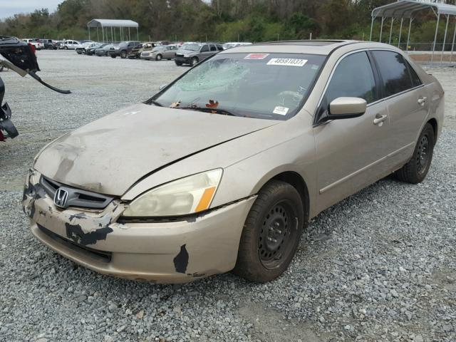 1HGCM66543A018699 - 2003 HONDA ACCORD EX TAN photo 2