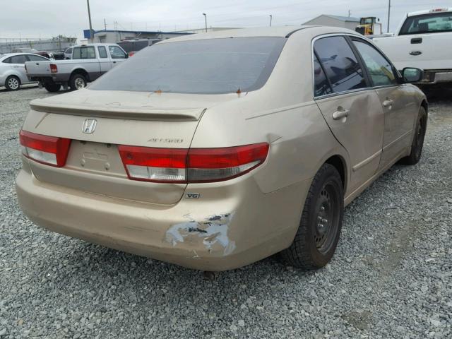 1HGCM66543A018699 - 2003 HONDA ACCORD EX TAN photo 4