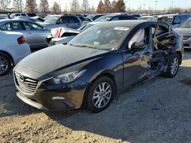 JM1BM1U70G1310311 - 2016 MAZDA 3 SPORT BLACK photo 2