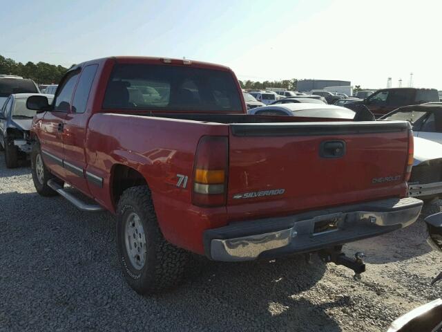 2GCEK19T6X1284574 - 1999 CHEVROLET SILVERADO RED photo 3