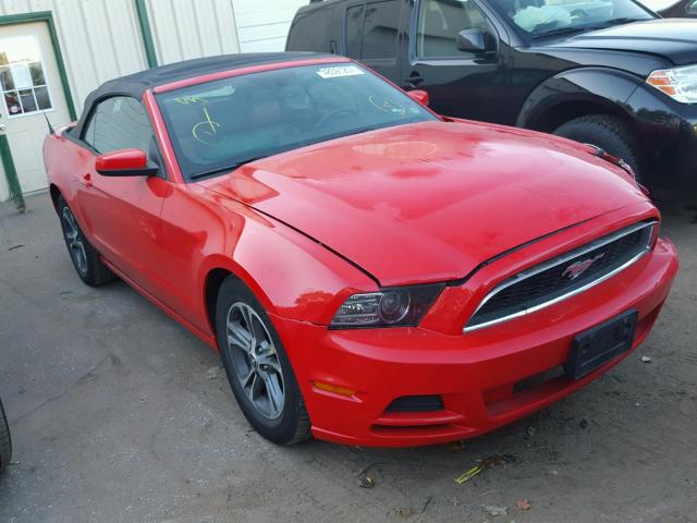 1ZVBP8EM8E5304537 - 2014 FORD MUSTANG RED photo 1