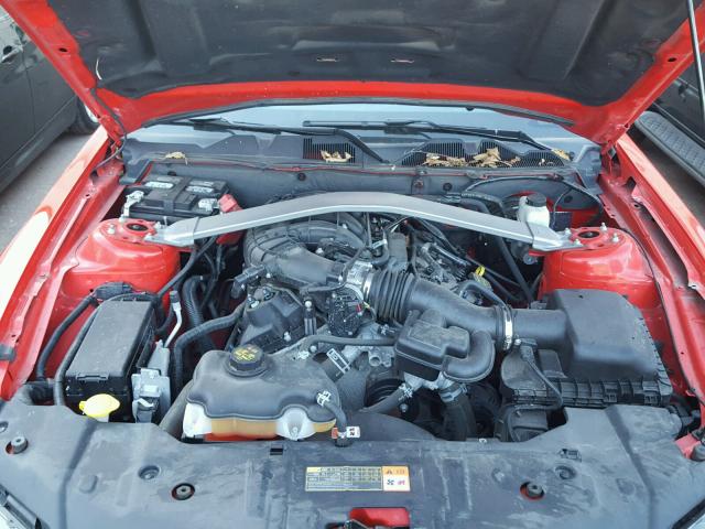 1ZVBP8EM8E5304537 - 2014 FORD MUSTANG RED photo 7